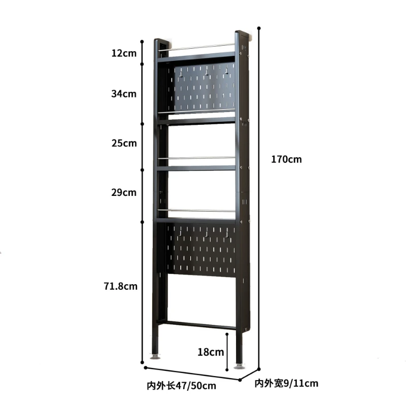 Spot carbon steel door rear rack multi-layer wall hanging non-punching shelf kitchen bathroom crevice storage rack
Spot carbon steel door rear rack multi-layer wall hanging non-punching shelf kitchen bathroom crevice storage rack