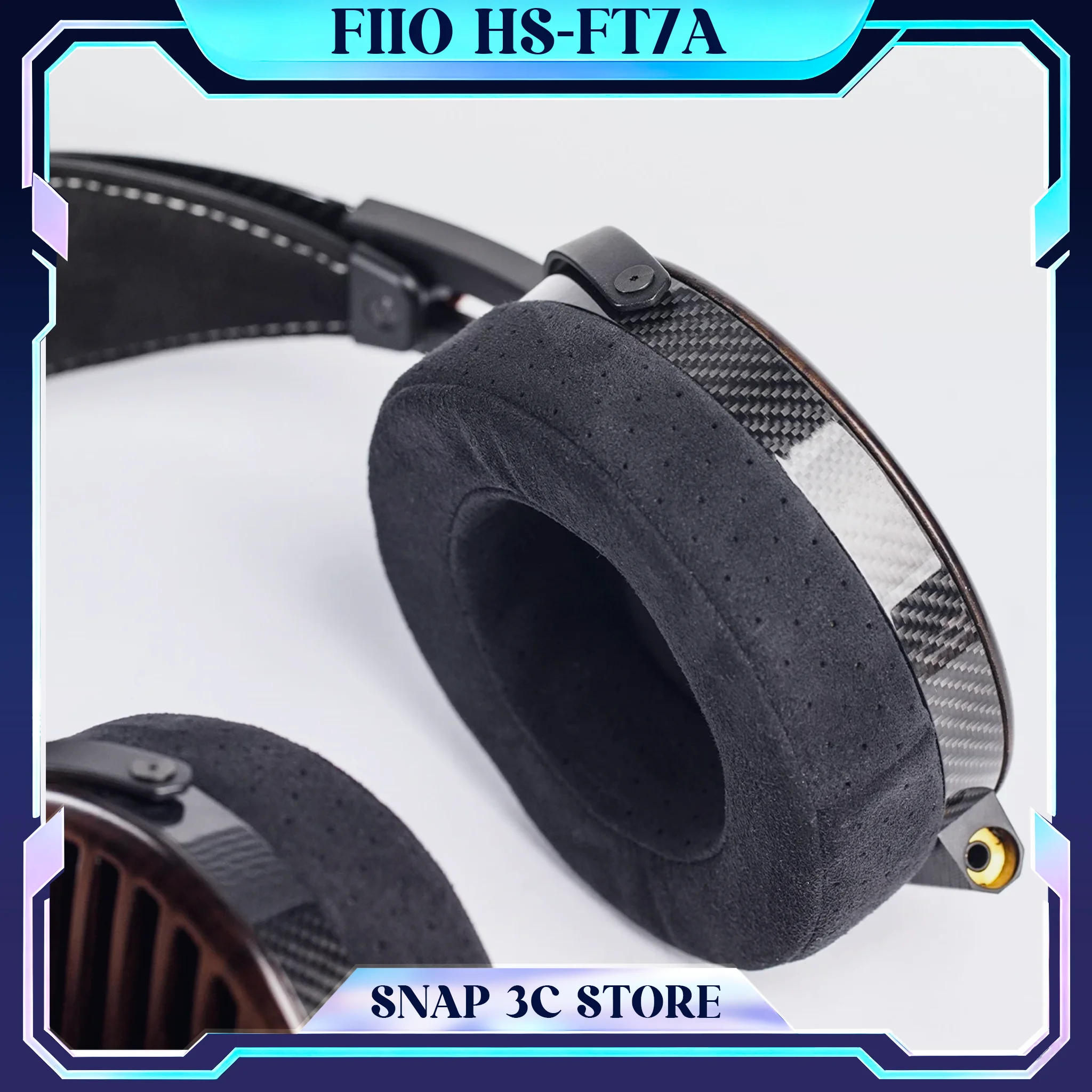 FiiO HS-FT7A Over-Ear Headphone Ear Pads Large 3D Fiber Velvet Ear Cushions Soft Breathable Premium Earmuffs Gift
FiiO HS-FT7A Over-Ear Headphone Ear Pads Large 3D Fiber Velvet Ear Cushions Soft Breathable Premium Earmuffs Gift