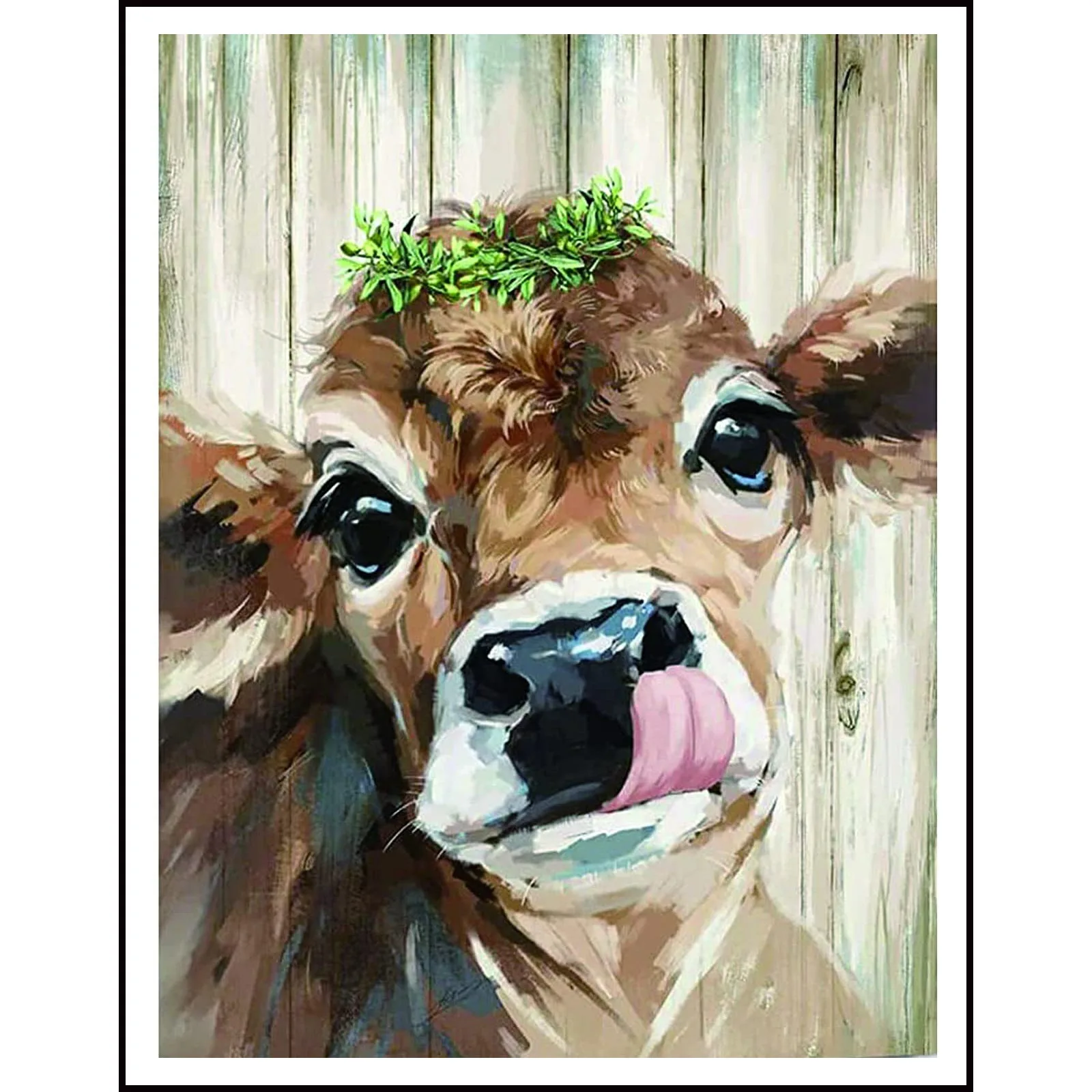 Joy Sunday Pre-printed Cross Stitch Kit Easy Pattern Aida Stamped Fabric Embroidery Set-Cow
Joy Sunday Pre-printed Cross Stitch Kit Easy Pattern Aida Stamped Fabric Embroidery Set-Cow