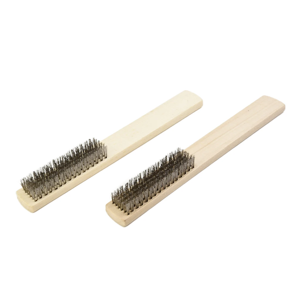 Paint Removal Copper Plating 200mm Bristles Stainless Steel Cleaning Wooden Handle Wire Brush Metal 2pcs Scratch
Paint Removal Copper Plating 200mm Bristles Stainless Steel Cleaning Wooden Handle Wire Brush Metal 2pcs Scratch