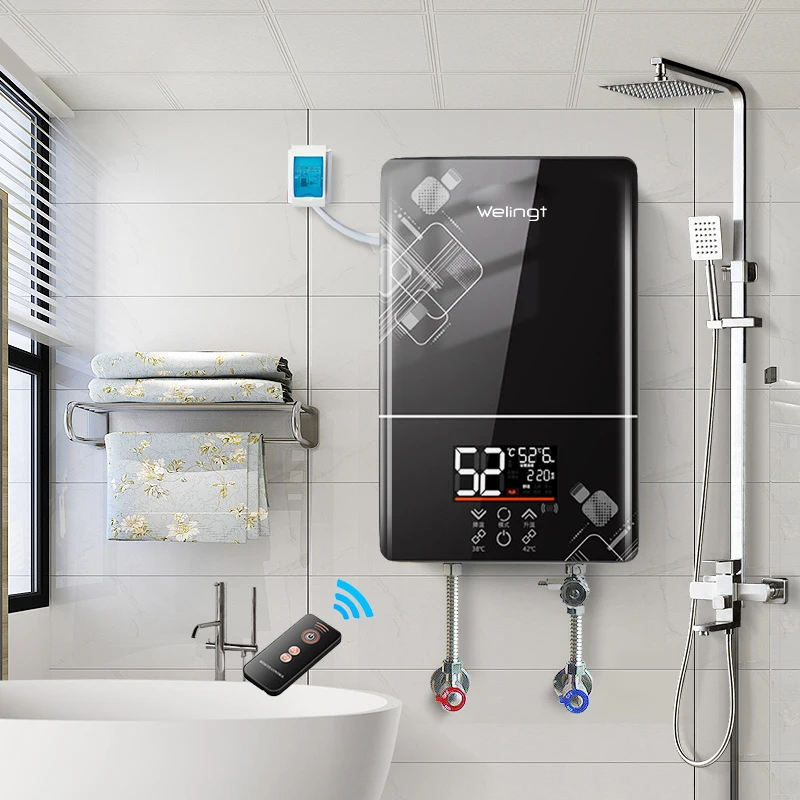 220V Ce Kitchen Bathroom Mini Tankless Geyser Bathroom Hot Instant Electric Water Heater Calentadores De Agua for Shower
220V Ce Kitchen Bathroom Mini Tankless Geyser Bathroom Hot Instant Electric Water Heater Calentadores De Agua for Shower