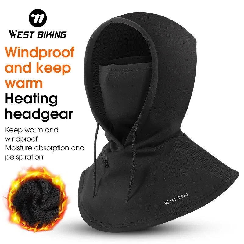 WEST BIKING Electric Heated Cycling Cap Winter Balaclava Hat Warm Face Cover Bike Heating Headgear for Ski Bicycle Motorcycle
WEST BIKING Electric Heated Cycling Cap Winter Balaclava Hat Warm Face Cover Bike Heating Headgear for Ski Bicycle Motorcycle