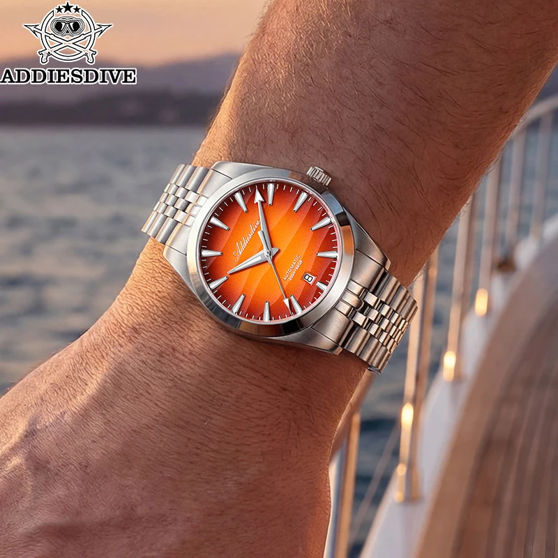 ADDIESDIVE AD2540 Luxury Automatic Watch Men 39mm Sapphire BGW9 Luminous 200M Diver NH8215 Stainless Steel Date
ADDIESDIVE AD2540 Luxury Automatic Watch Men 39mm Sapphire BGW9 Luminous 200M Diver NH8215 Stainless Steel Date