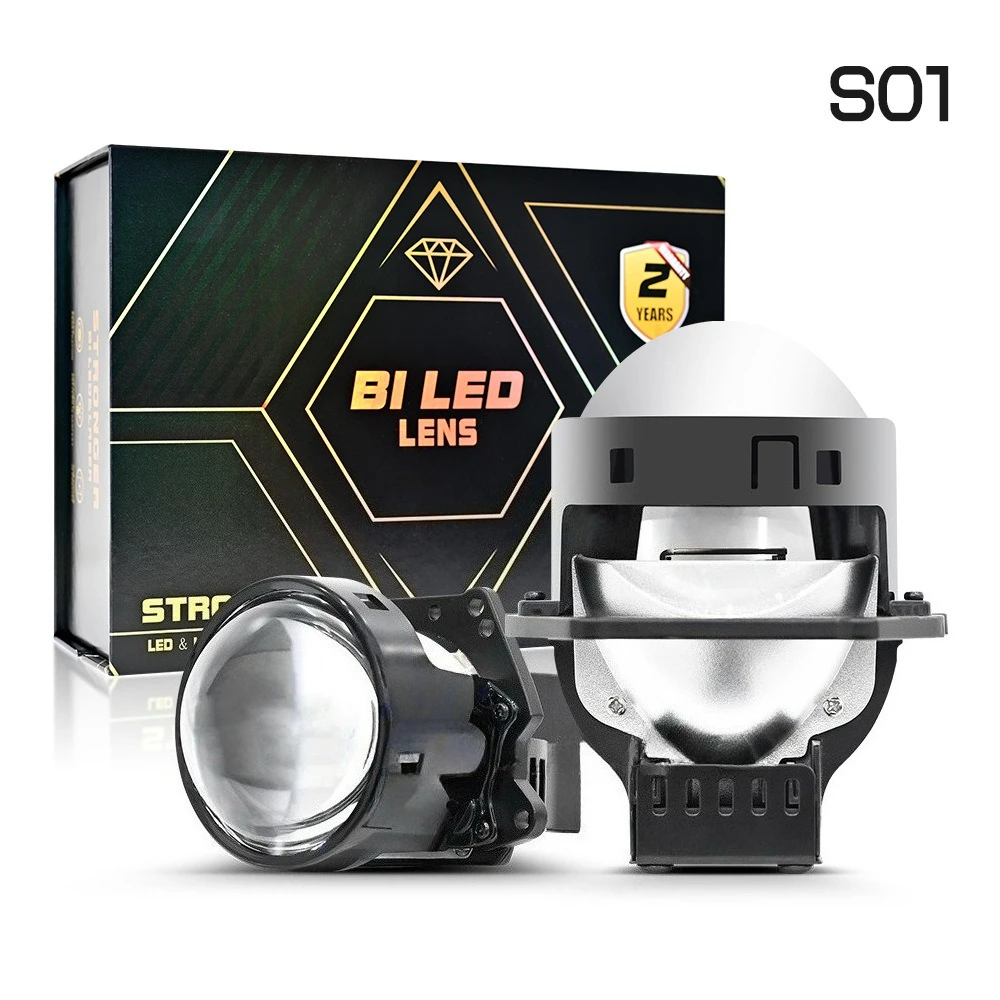 3.0 Inch Bi LED Projector Headlights with Halo Ring, No Damage H4 H7 12V Dual Beam Laser Effect Car LED Headlamp Upgrade
3.0 Inch Bi LED Projector Headlights with Halo Ring, No Damage H4 H7 12V Dual Beam Laser Effect Car LED Headlamp Upgrade