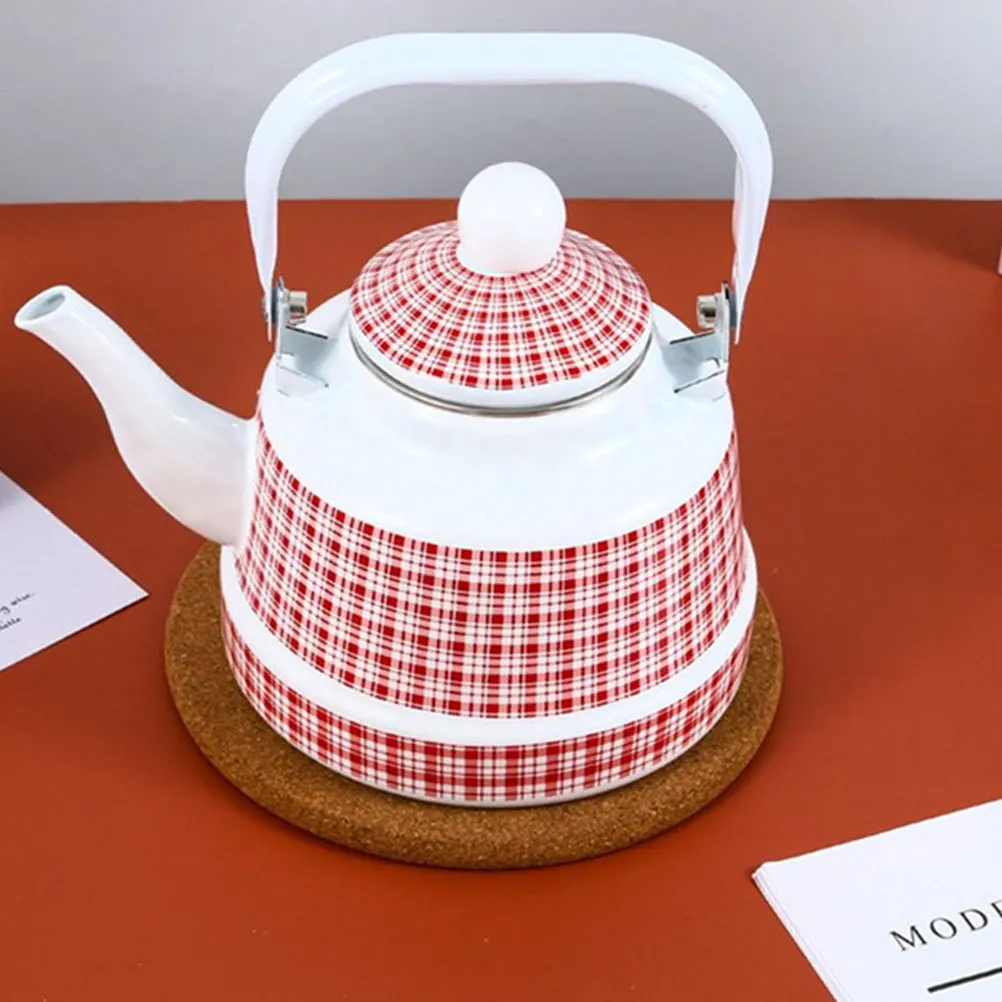 Enamel Tea Kettle Stovetop Retro Water Pot For Kitchen Coffee Tea Serving Small Teapot Portable Stove Top Kettle
Enamel Tea Kettle Stovetop Retro Water Pot For Kitchen Coffee Tea Serving Small Teapot Portable Stove Top Kettle