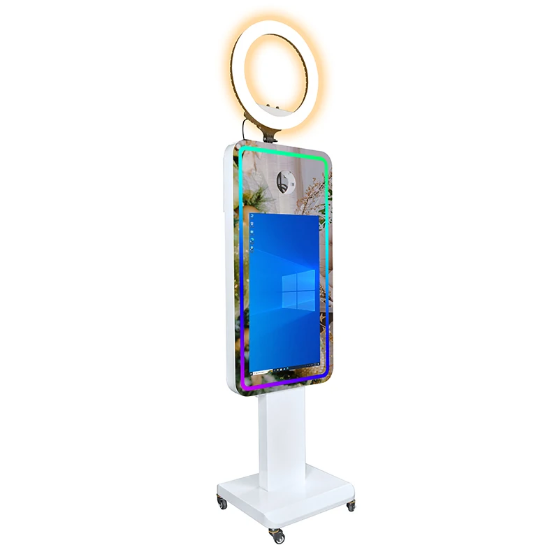 Party Selfie DSLR Mirror Photo Booth With 21.5 Inch LCD Touch Screen Mini PC Booth
Party Selfie DSLR Mirror Photo Booth With 21.5 Inch LCD Touch Screen Mini PC Booth