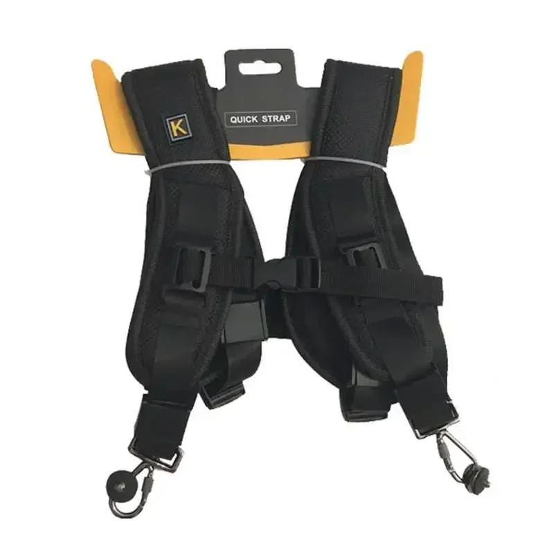 High Quality Double Dual Shoulder Camera Neck Strap Quick Rapid Sling Camera Belt for Digital SLR DSLR Canon Nikon Camera Belt
High Quality Double Dual Shoulder Camera Neck Strap Quick Rapid Sling Camera Belt for Digital SLR DSLR Canon Nikon Camera Belt