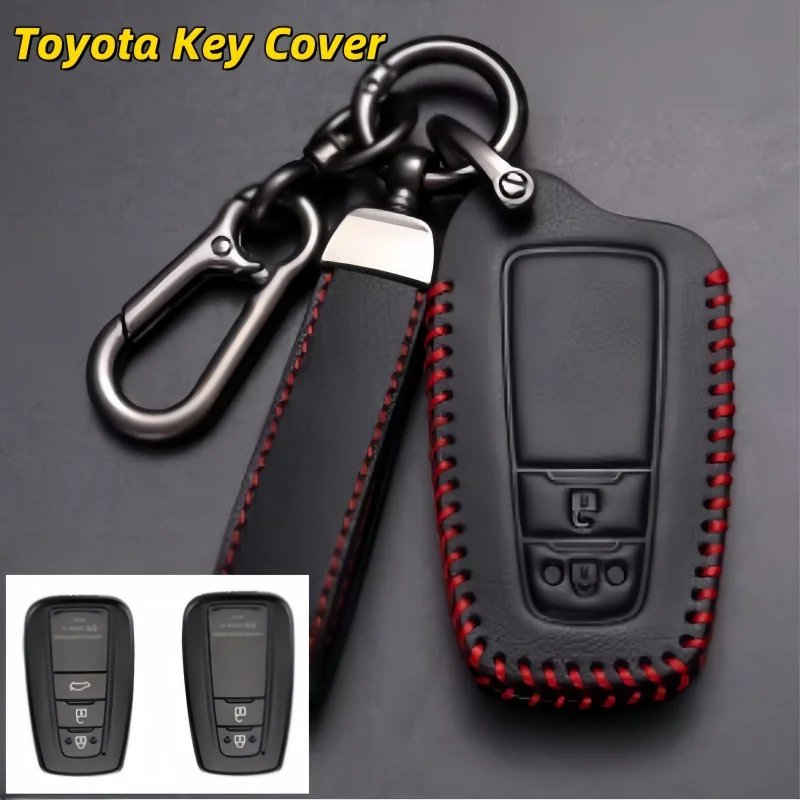 Leather Car Key Case Full Cover Shell For Toyota Prius Camry Corolla CHR C-HR RAV4 Land Cruiser Prado Keychain Accessories
Leather Car Key Case Full Cover Shell For Toyota Prius Camry Corolla CHR C-HR RAV4 Land Cruiser Prado Keychain Accessories