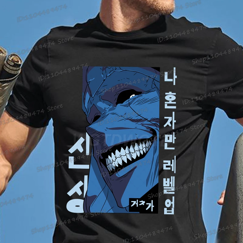2025 Harajuku Solo Leveling Men Anime Tshirt Short Sleeve Women Fashion T-Shirt Sung Jin-Woo Comic Graphics Hip Hop Streetwear
2025 Harajuku Solo Leveling Men Anime Tshirt Short Sleeve Women Fashion T-Shirt Sung Jin-Woo Comic Graphics Hip Hop Streetwear