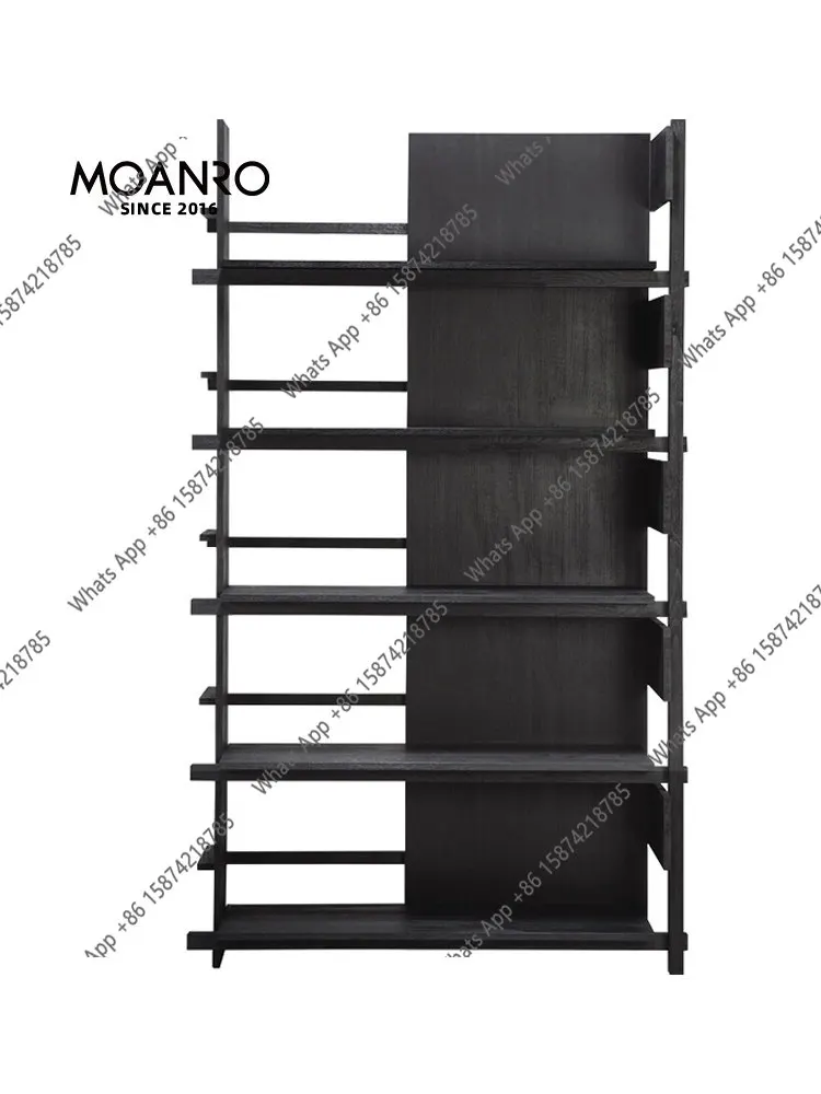 Cv Designer Bookshelf Bookcase Shelf Black Italian Floor Solid Wood Bogu Shelf Display Shelf French Light Luxury Reading Display
Cv Designer Bookshelf Bookcase Shelf Black Italian Floor Solid Wood Bogu Shelf Display Shelf French Light Luxury Reading Display