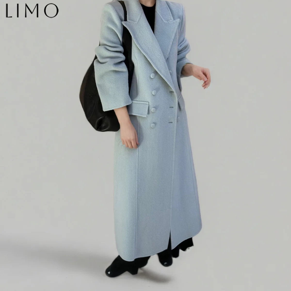 LIMO минималистичное двубортное шерстяное хлопковое пальто женское офисное осенне-зимнее пальто
LIMO минималистичное двубортное шерстяное хлопковое пальто женское офисное осенне-зимнее пальто