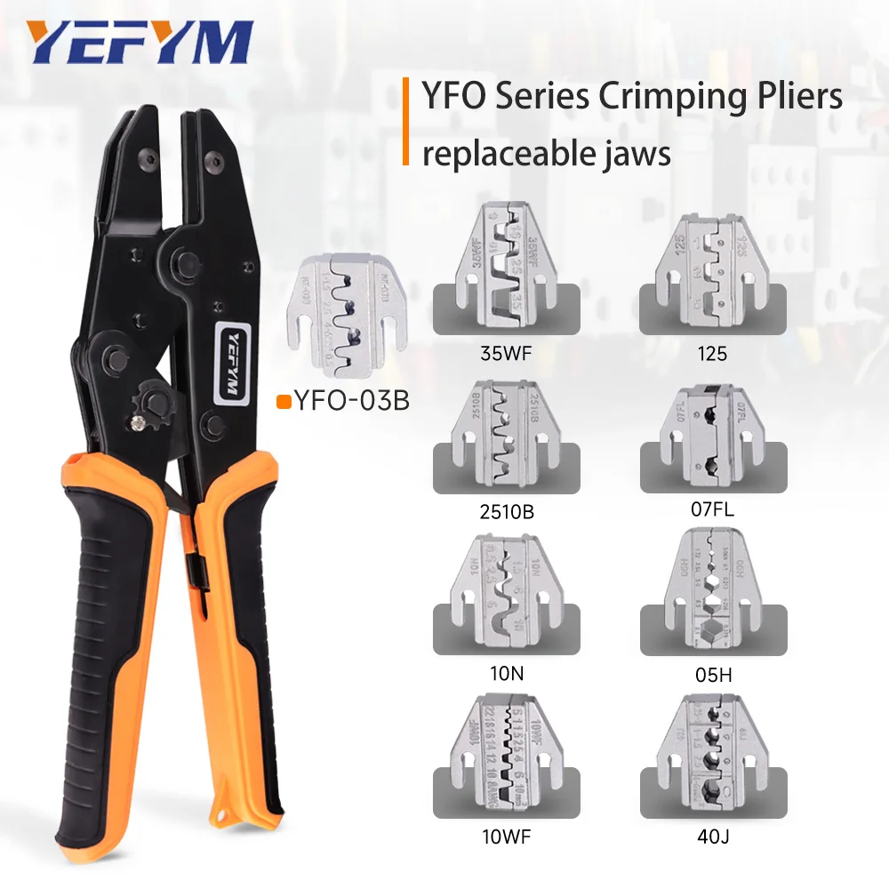 1pcs YFO Crimping pliers jaw for 9inch pliers Electrician Manual Crimping Pliers Cold-Pressed Terminal 10WF/35WF/03B/2610B/05H
1pcs YFO Crimping pliers jaw for 9inch pliers Electrician Manual Crimping Pliers Cold-Pressed Terminal 10WF/35WF/03B/2610B/05H