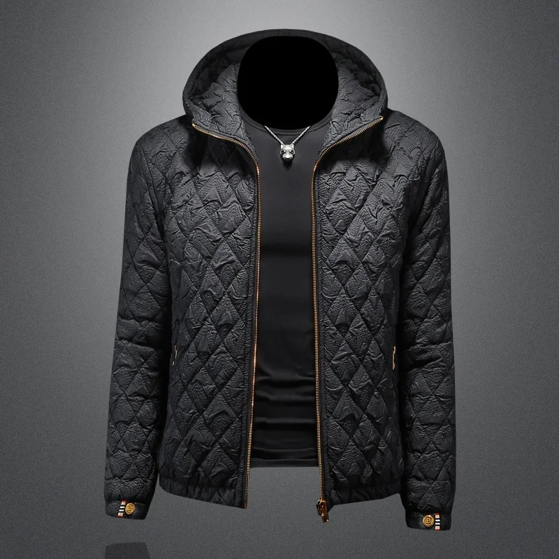 Men's Fashionable Slim Fit down Cotton Jacket Warmth Outerwear Casual Standard Polyester Fiber Hooded Zipper Closure Thickened
Men's Fashionable Slim Fit down Cotton Jacket Warmth Outerwear Casual Standard Polyester Fiber Hooded Zipper Closure Thickened