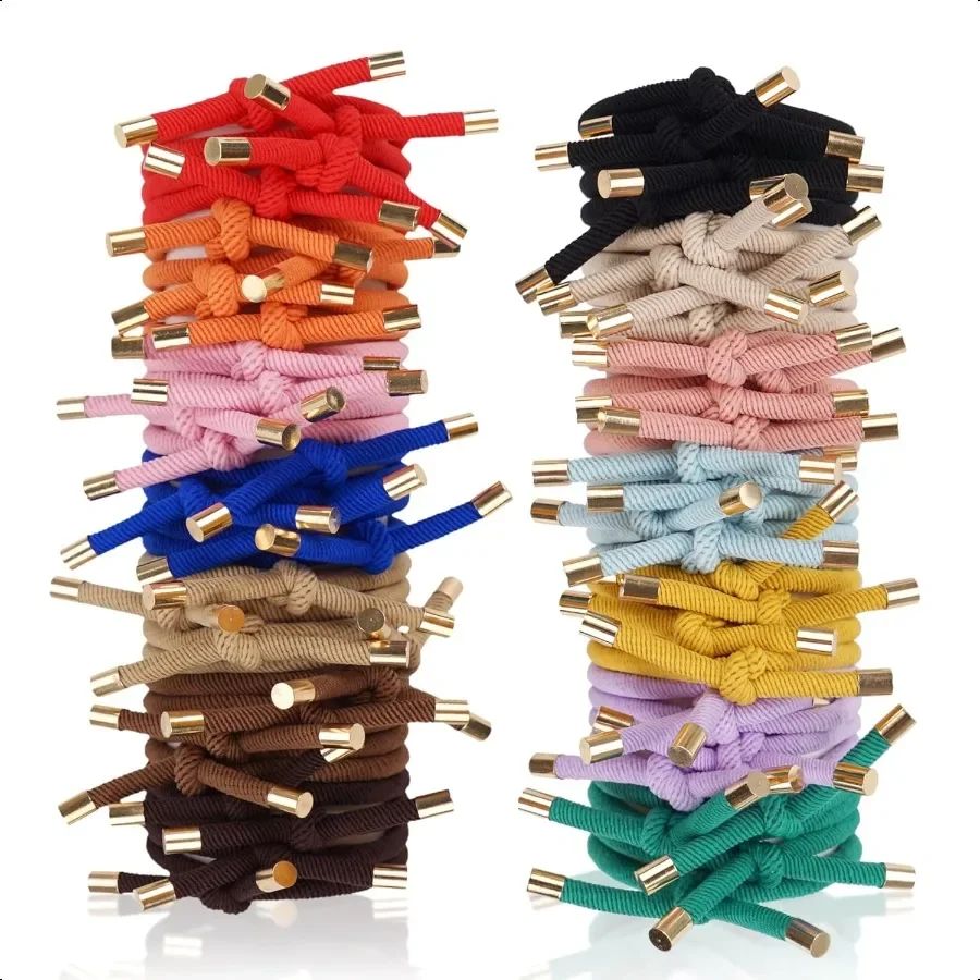 56 Pieces Hair Tie Elastics Knotted Hair Ties Ponytail Holders for Women for Women Girls 14 Colors
56 Pieces Hair Tie Elastics Knotted Hair Ties Ponytail Holders for Women for Women Girls 14 Colors