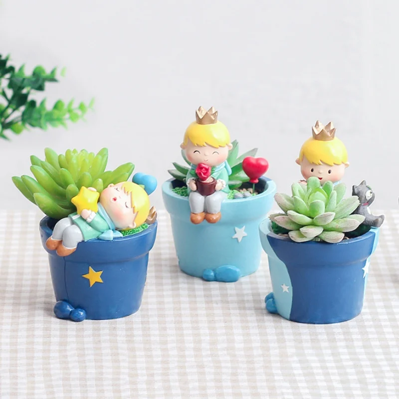 Little Cute Boy Flower Pot Cute Little Boy Figure Succulent Planter Mini Bonsai Fairy Garden Ornaments Garden Yard Decorations
Little Cute Boy Flower Pot Cute Little Boy Figure Succulent Planter Mini Bonsai Fairy Garden Ornaments Garden Yard Decorations