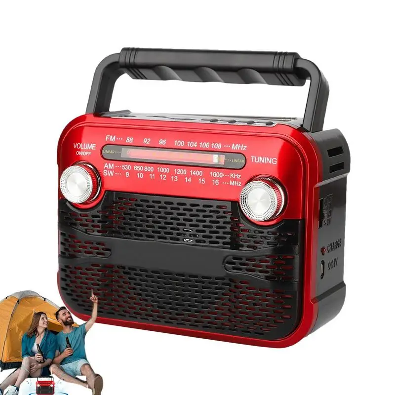 Solar Hand Crank Radio Rechargeable Weather Radio with 3 Brightness Portable Audio for Disaster prevention weather forecast
Solar Hand Crank Radio Rechargeable Weather Radio with 3 Brightness Portable Audio for Disaster prevention weather forecast