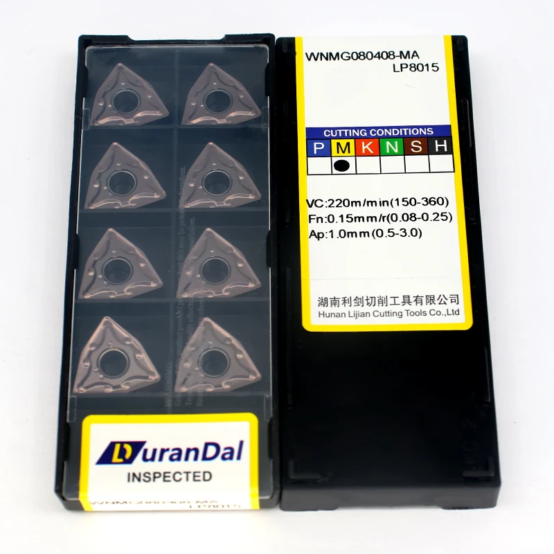 WNMG 080408 Carbide Inserts for Stainless Steel Machining CNC Lather Turning Tools
WNMG 080408 Carbide Inserts for Stainless Steel Machining CNC Lather Turning Tools