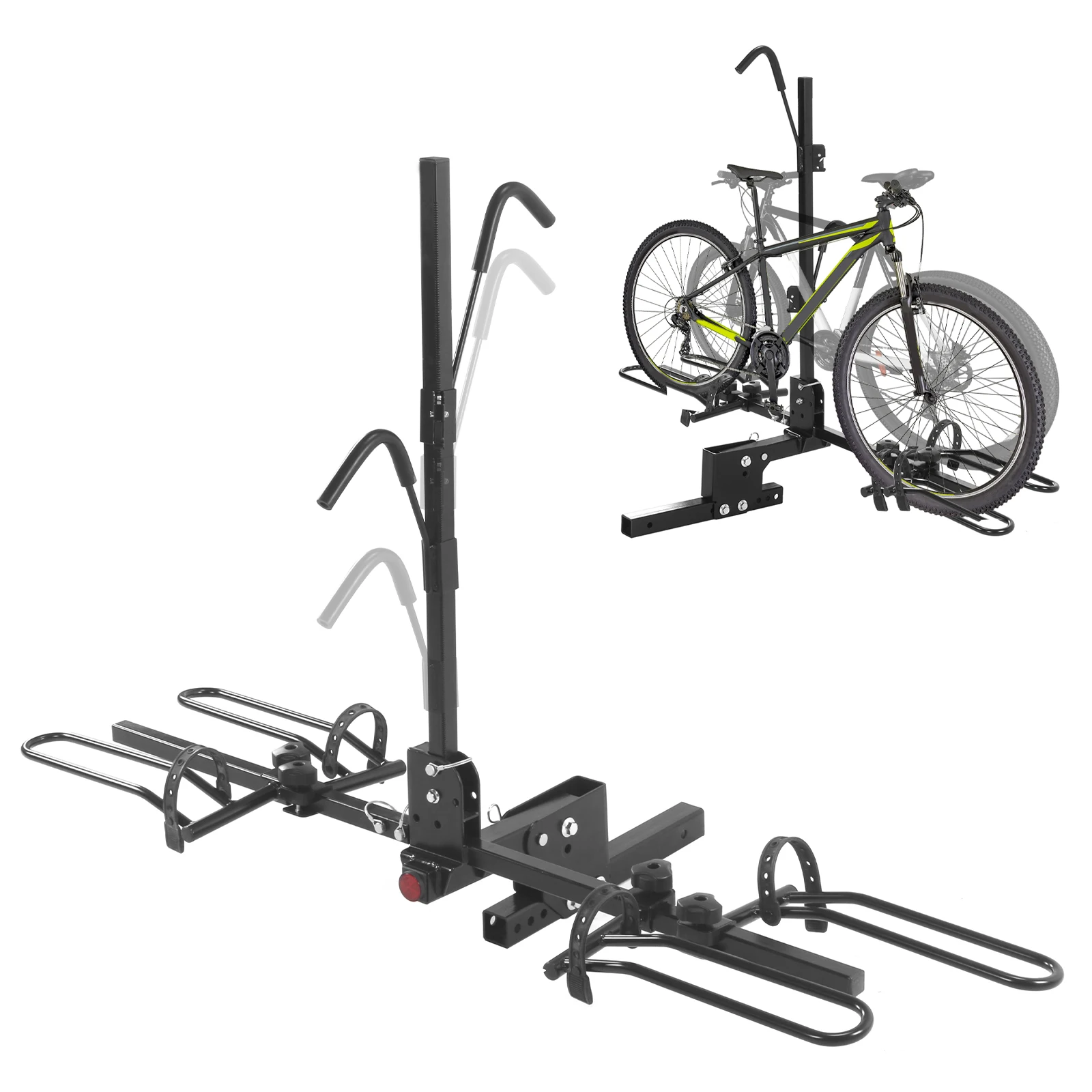 Heavy Duty 2-EBike Platform Hitch Rack for Car 160Lbs Hitch Bike Rack with Adjustable Tire Cradles Fits Up To 5-Inch Fat Tire
Heavy Duty 2-EBike Platform Hitch Rack for Car 160Lbs Hitch Bike Rack with Adjustable Tire Cradles Fits Up To 5-Inch Fat Tire