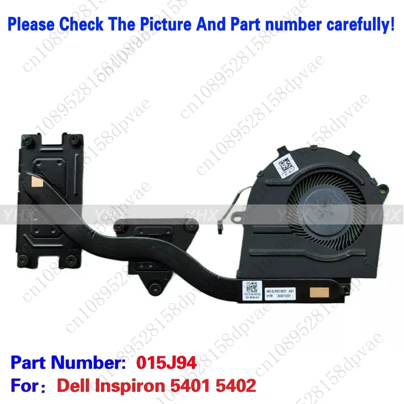 GYX новый охлаждающий вентилятор для ноутбука Dell Inspiron 5401 5402, радиатор 015J94 15J94. 
GYX новый охлаждающий вентилятор для ноутбука Dell Inspiron 5401 5402, радиатор 015J94 15J94.