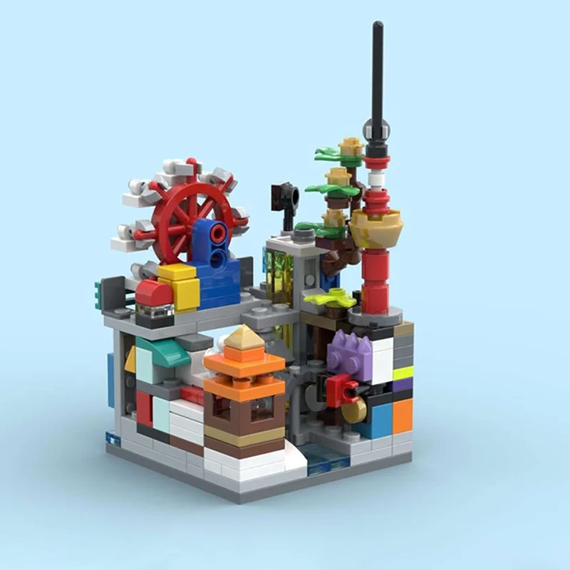 213pcs MOC Mini Ninjia City Monkey Mall Model Building Blocks Architecture Toy Christmas Gifts Brick Kids Education DIY Creative
213pcs MOC Mini Ninjia City Monkey Mall Model Building Blocks Architecture Toy Christmas Gifts Brick Kids Education DIY Creative