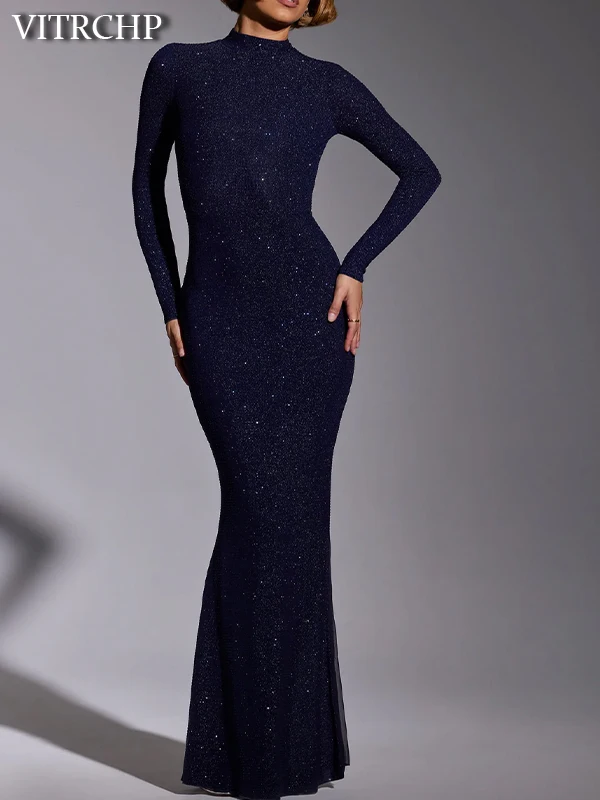 Sequin Sexy O-Neck Formal Evening Elegant Luxury Evening Dress For Women Long Sleeve Glitter Party Prom Dresses Slim Maxi Dress
Sequin Sexy O-Neck Formal Evening Elegant Luxury Evening Dress For Women Long Sleeve Glitter Party Prom Dresses Slim Maxi Dress