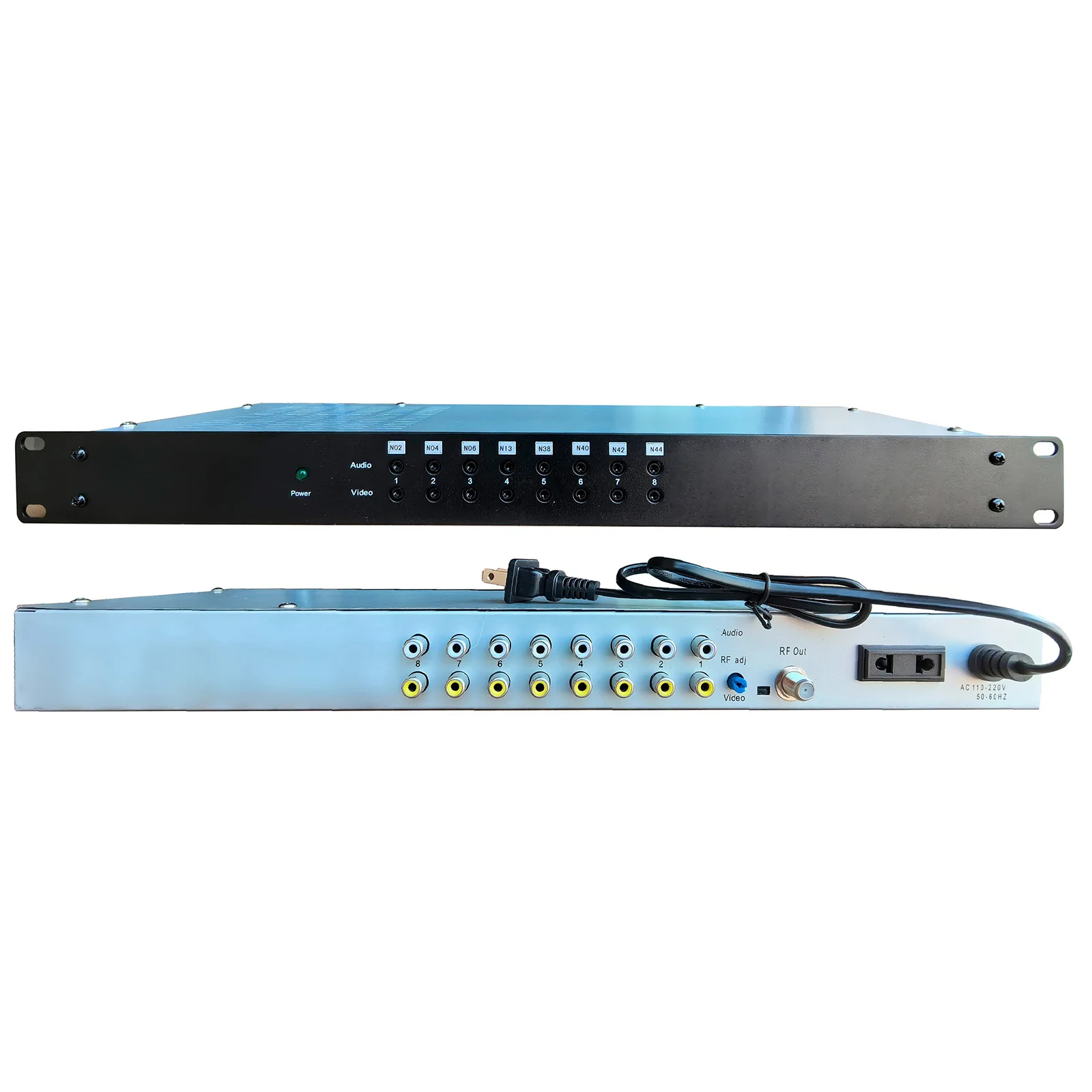 8 interval channels analog CATV modulator, 4 in 1 catv headend modulator, NTSC CATV modulator PAL-B/G RF modulator
8 interval channels analog CATV modulator, 4 in 1 catv headend modulator, NTSC CATV modulator PAL-B/G RF modulator