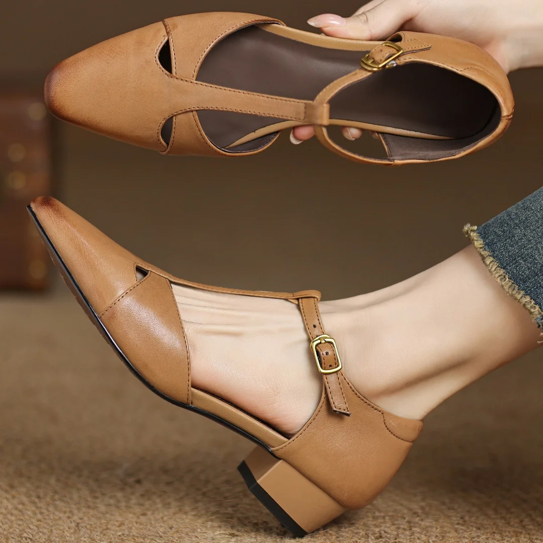 Danxuefei женские босоножки из коровьей кожи с узким ремешком и Т-образным ремешком толщиной 3 см, элегантные женские летние повседневные тонкие модельные туфли-лодочки на низком каблуке
Danxuefei женские босоножки из коровьей кожи с узким ремешком и Т-образным ремешком толщиной 3 см, элегантные женские летние повседневные тонкие модельные туфли-лодочки на низком каблуке