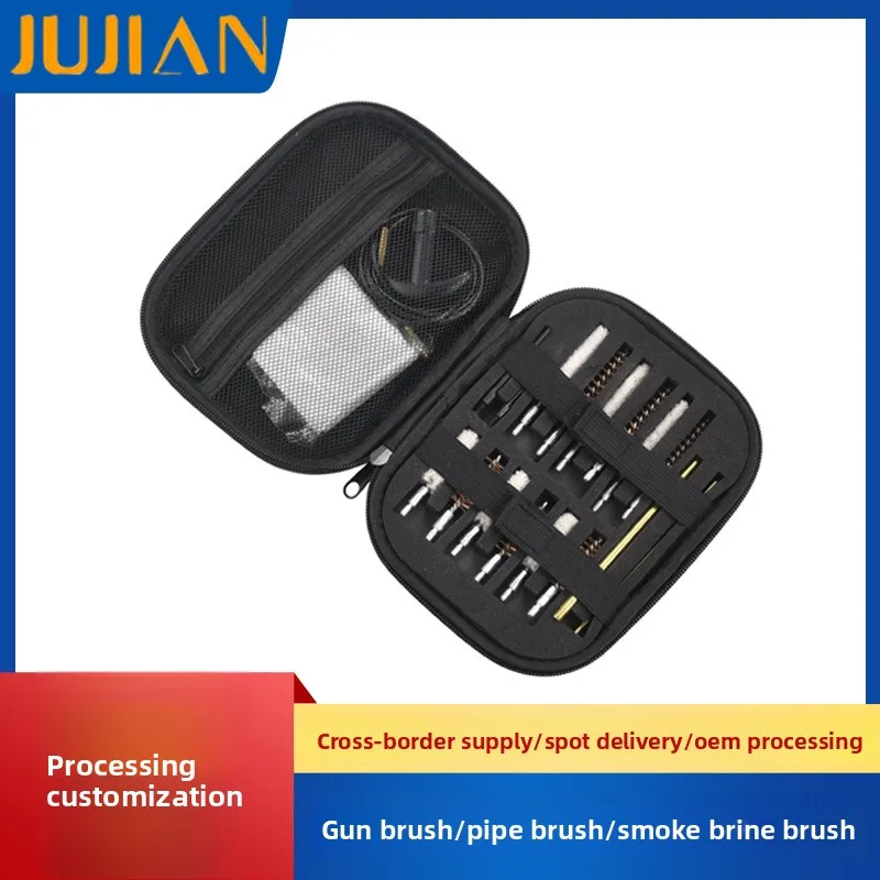 Customizable Hot Selling Gun Barrel Cleaning Brush Tool Set 16 Pieces in Reusable Pouch for Pipe Cleaning for DIY Projects
Customizable Hot Selling Gun Barrel Cleaning Brush Tool Set 16 Pieces in Reusable Pouch for Pipe Cleaning for DIY Projects