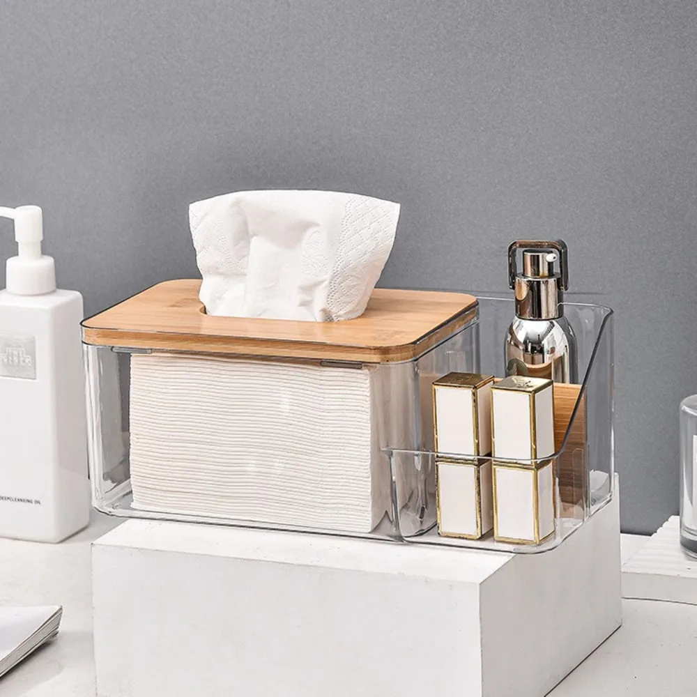 New 2 in1 Paper Towel Box Compartment Grid Transparent Tissue Box Dust Cover Multifunctional Napkin Organizer Table Decoration
New 2 in1 Paper Towel Box Compartment Grid Transparent Tissue Box Dust Cover Multifunctional Napkin Organizer Table Decoration