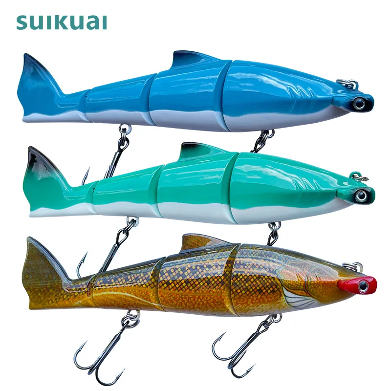 In Stock 4 Jointed Sinking Shark Swimbait Pre Rigged Crank Hook Bass Trout Pike Fresh Saltwater Fishing Tackle
In Stock 4 Jointed Sinking Shark Swimbait Pre Rigged Crank Hook Bass Trout Pike Fresh Saltwater Fishing Tackle
