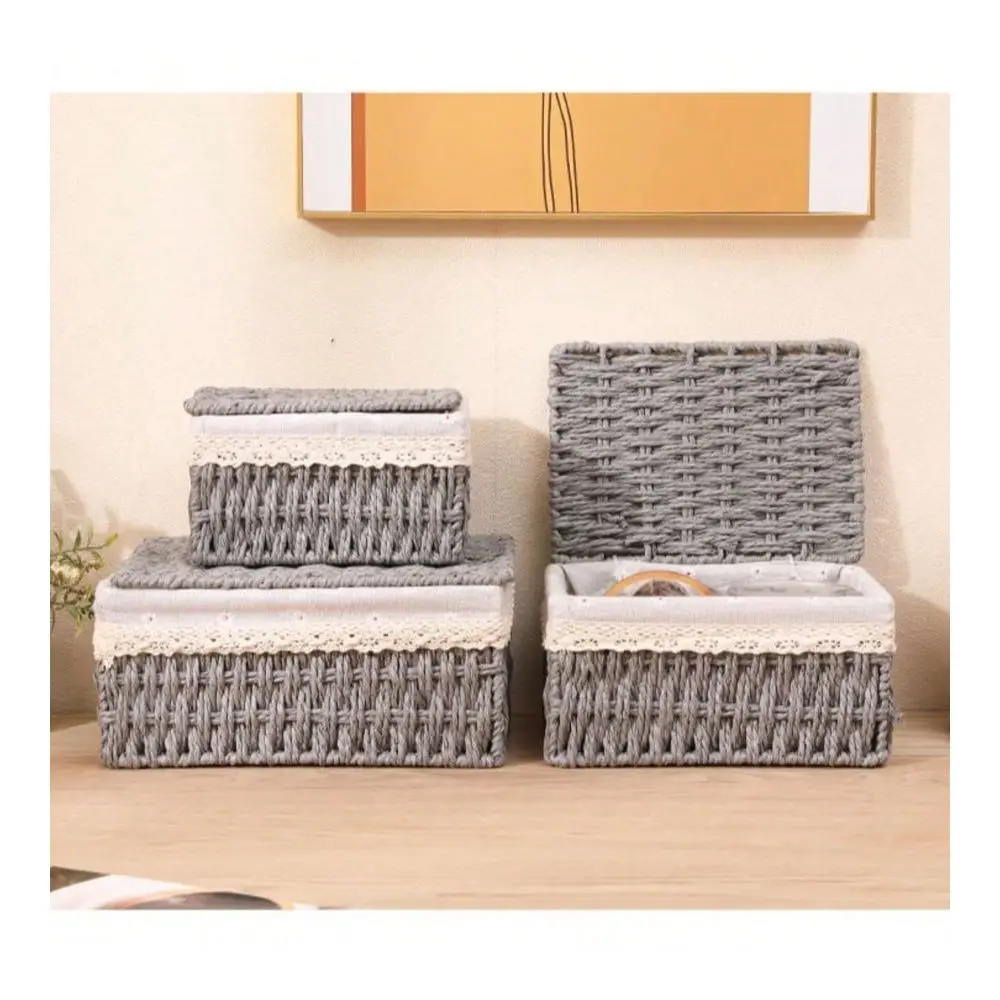2pcs 1pc Small Desktop Woven Basket With Handle, Can Store Cosmetics, Keys, Snacks, For Living Room, Entryway, Home Decoration,
2pcs 1pc Small Desktop Woven Basket With Handle, Can Store Cosmetics, Keys, Snacks, For Living Room, Entryway, Home Decoration,