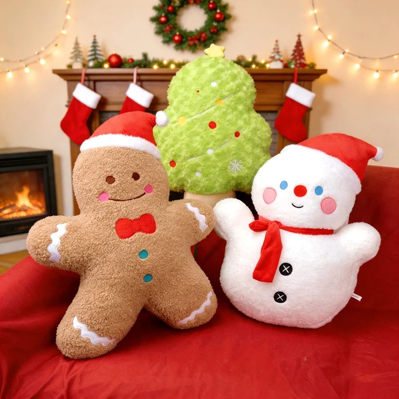 Christmas Tree Snowman Gingerbread Man Plush Pillow Soft Sofa Cushion Napping Pillow Adorably Room Decor Toys Christmas Gift
Christmas Tree Snowman Gingerbread Man Plush Pillow Soft Sofa Cushion Napping Pillow Adorably Room Decor Toys Christmas Gift