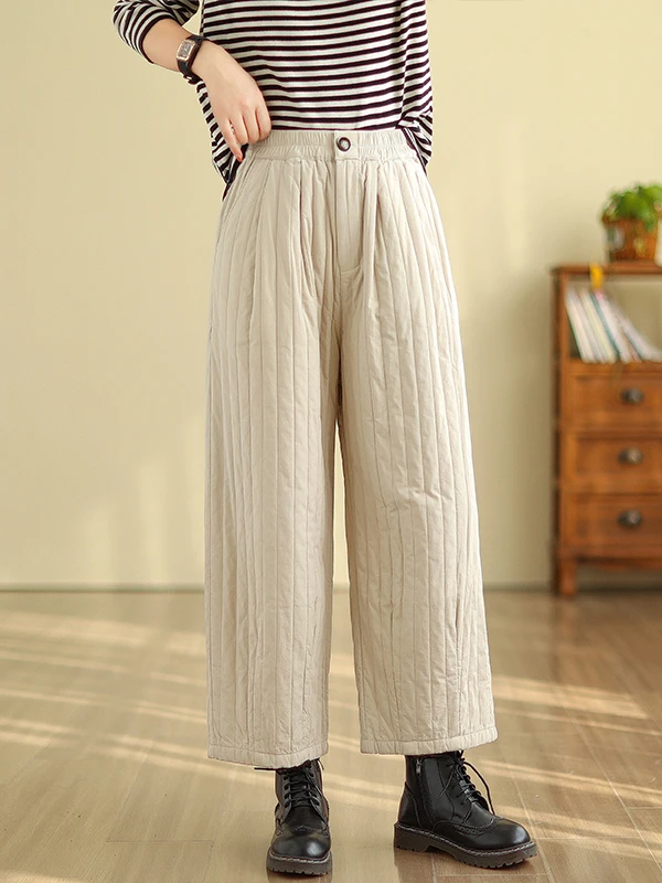 Утепленные прямые хлопковые брюки для женщин: теплые, повседневные, свободные, винтажные, с высокой талией, на резинке, для ежедневной носки
Утепленные прямые хлопковые брюки для женщин: теплые, повседневные, свободные, винтажные, с высокой талией, на резинке, для ежедневной носки