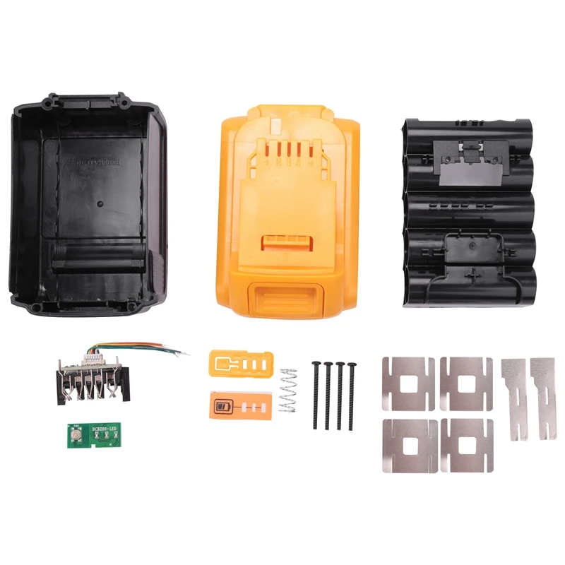 ABYL DCB200 Li-Ion Battery Plastic Case PCB Charging Protection Circuit Board Shell for Dewalt 18V 20V DCB183 Li-Ion Battery
ABYL DCB200 Li-Ion Battery Plastic Case PCB Charging Protection Circuit Board Shell for Dewalt 18V 20V DCB183 Li-Ion Battery