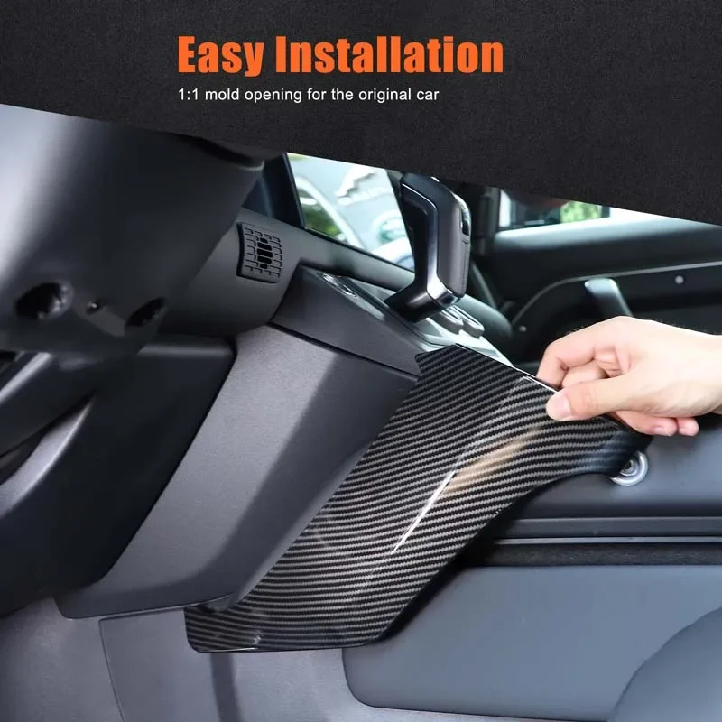 ABS Black Car Center Console Knee Side Panel Cover Trim Interior Car Accessories For Land Rover Defender 90 110 130 2025 
ABS Black Car Center Console Knee Side Panel Cover Trim Interior Car Accessories For Land Rover Defender 90 110 130 2025