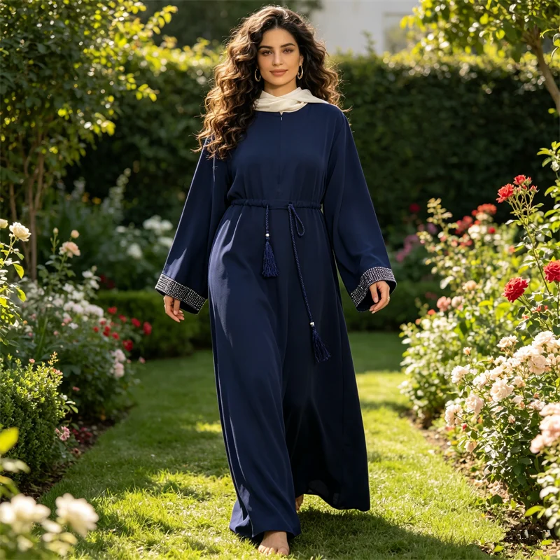 Diamonds Abayas for Women 2026 Ramadan Eid Party Dress Dubai Turkey Kaftan Marocain Robe Islamic Clothing Abaya Femme Musulman
Diamonds Abayas for Women 2026 Ramadan Eid Party Dress Dubai Turkey Kaftan Marocain Robe Islamic Clothing Abaya Femme Musulman