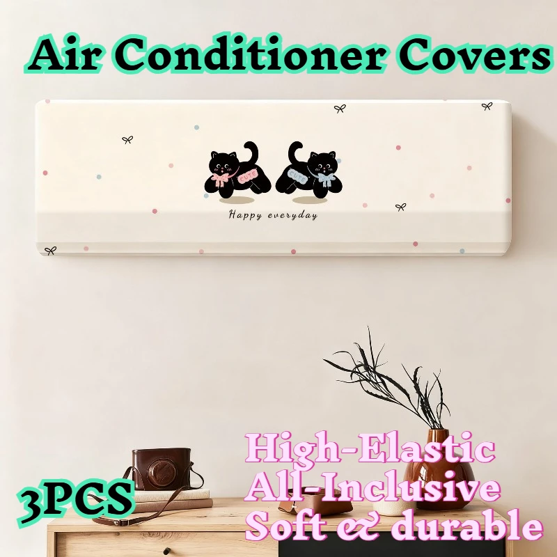 Air Conditioner Covers All-Inclusive Dustproof Moistureproof Cute Cartoon Design No Need To Remove Washable Reusable 3Pcs
Air Conditioner Covers All-Inclusive Dustproof Moistureproof Cute Cartoon Design No Need To Remove Washable Reusable 3Pcs