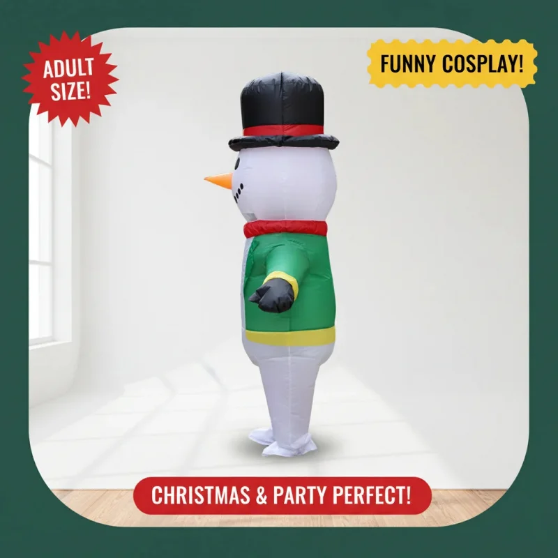 ✿YUANTO✿YUANTO Inflatable Adult Christmas Snowman Cosplay Costume Mascot Funny Party Performance Suit for Men Women✿✿✿✿✿
✿YUANTO✿YUANTO Inflatable Adult Christmas Snowman Cosplay Costume Mascot Funny Party Performance Suit for Men Women✿✿✿✿✿