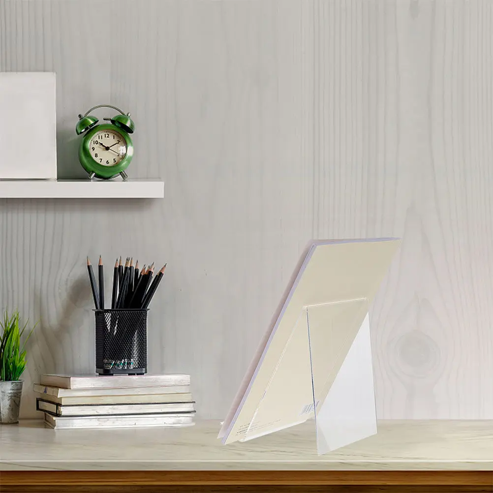 6Pcs Acrylic Book Bracket Versatile Oblique File Holder Sturdy Transparent Display Stand for Books Documents Artwork Desk
6Pcs Acrylic Book Bracket Versatile Oblique File Holder Sturdy Transparent Display Stand for Books Documents Artwork Desk