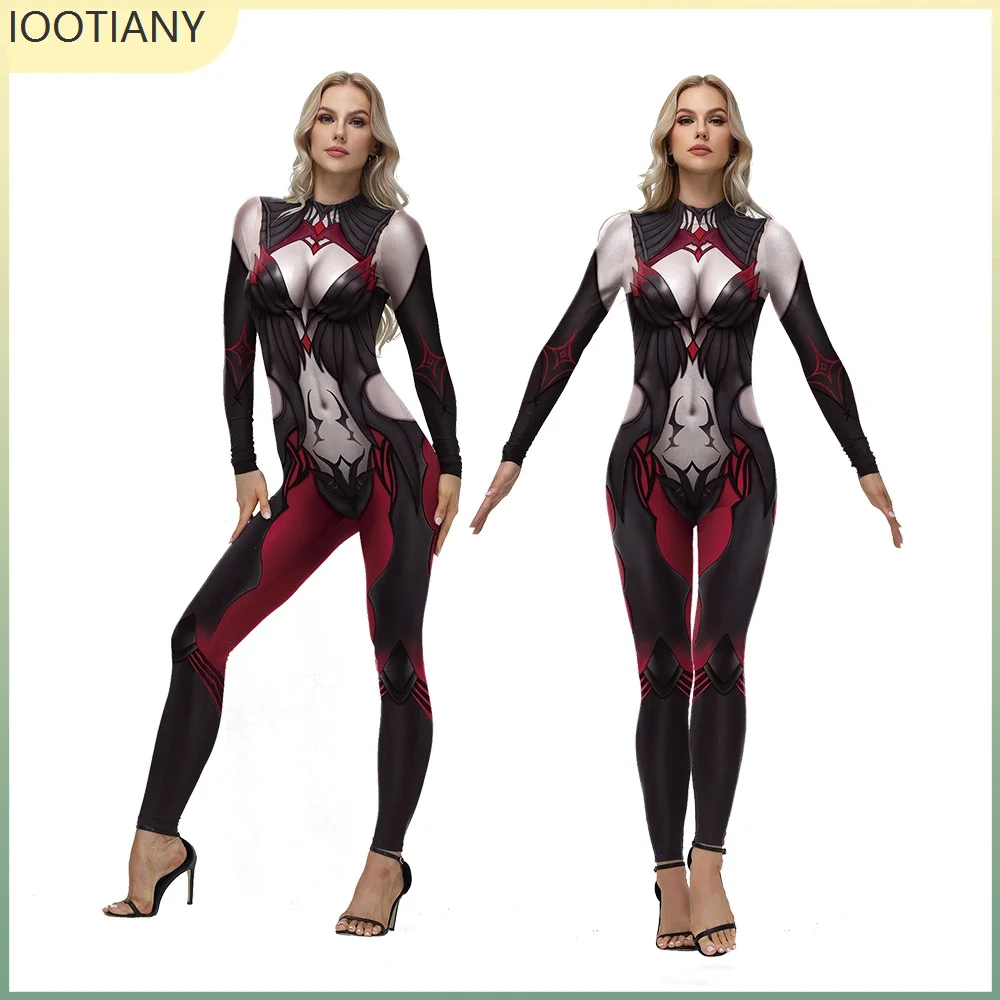 Halloween Sexy Women's Digital Printing Costume Bodysuit Holiday Party Role Playing Stretch Tights Dance Performance Costume
Halloween Sexy Women's Digital Printing Costume Bodysuit Holiday Party Role Playing Stretch Tights Dance Performance Costume