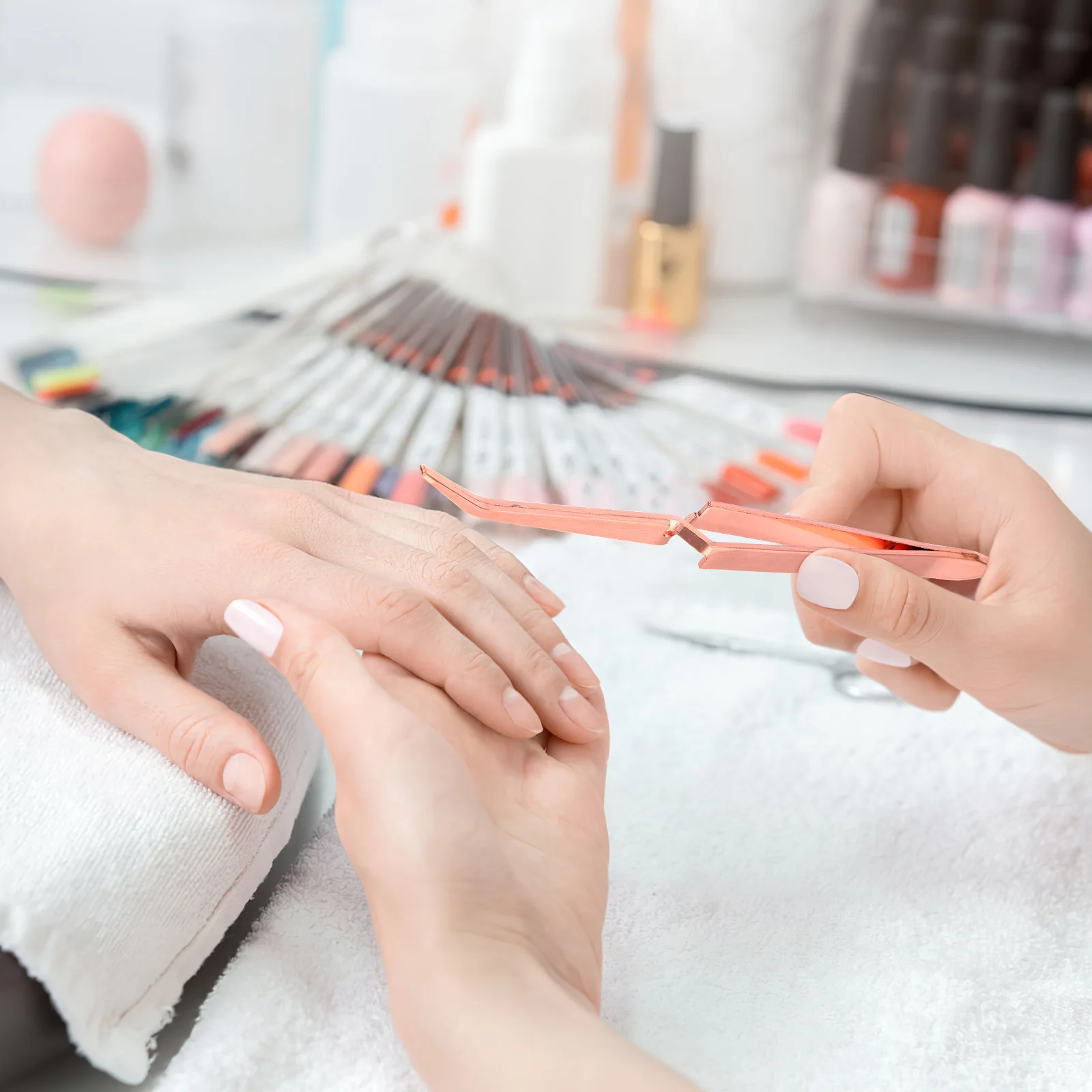 2Pcs Professional Nail Shaping Tweezers Smooth Finish Design Multipurpose for Manicure Decal Pressing and Fine
2Pcs Professional Nail Shaping Tweezers Smooth Finish Design Multipurpose for Manicure Decal Pressing and Fine