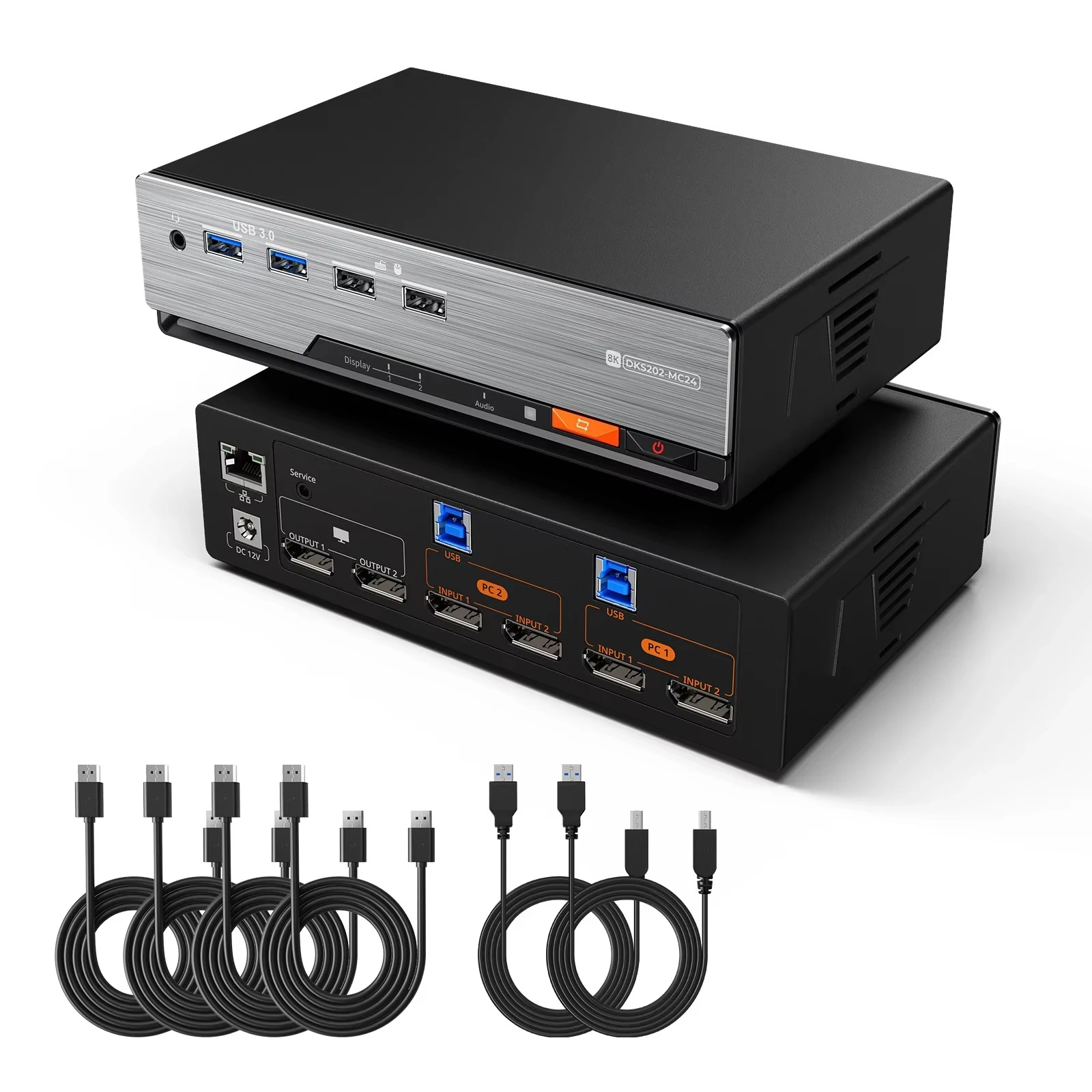 TESmart DP 1.4 Dual 8K 60Hz KVM-переключатель DisplayPort для 2 ПК и 2 мониторов с поддержкой функции Drag-and-Drop для обмена файлами
TESmart DP 1.4 Dual 8K 60Hz KVM-переключатель DisplayPort для 2 ПК и 2 мониторов с поддержкой функции Drag-and-Drop для обмена файлами