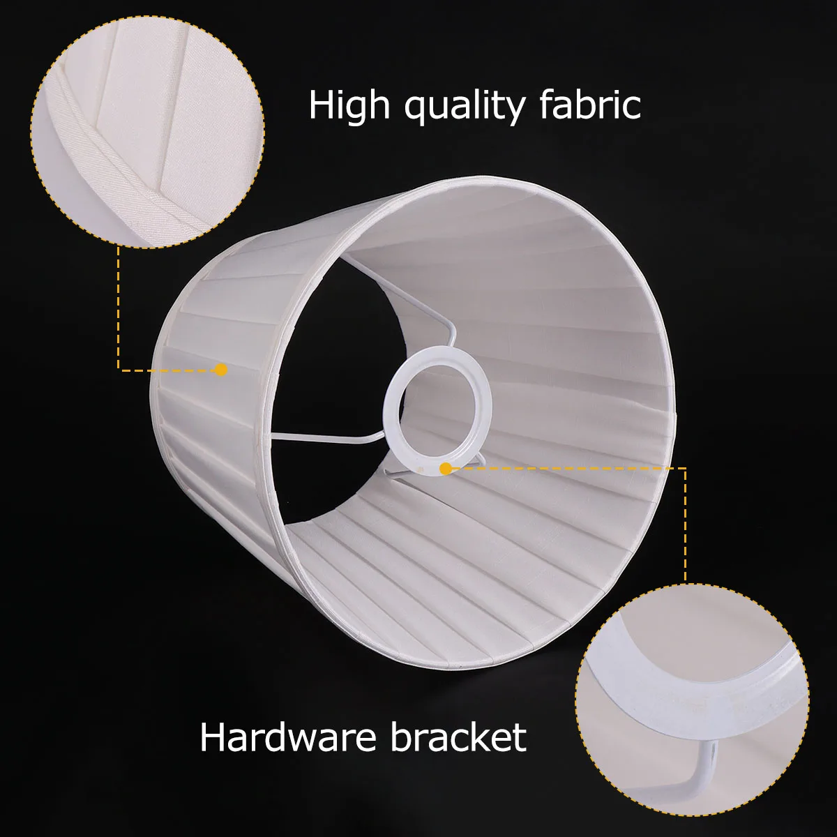 1pc Pleated Cloth Lampshade Replacement For E27 Table Floor Bedside Wall Lamps Durable Light Cover Home Office Hotel Decoration
1pc Pleated Cloth Lampshade Replacement For E27 Table Floor Bedside Wall Lamps Durable Light Cover Home Office Hotel Decoration