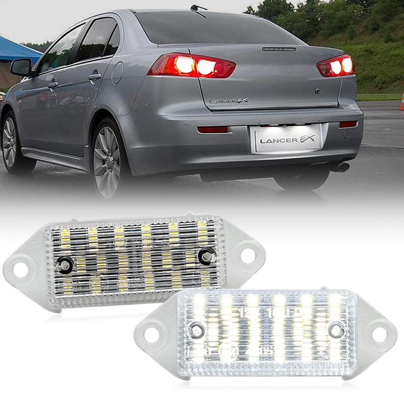 2 шт. для Mitsubishi Lancer 2003-2017 Lancer Evolution X 2007-2016 белый светодиодный светильник номерного знака
2 шт. для Mitsubishi Lancer 2003-2017 Lancer Evolution X 2007-2016 белый светодиодный светильник номерного знака