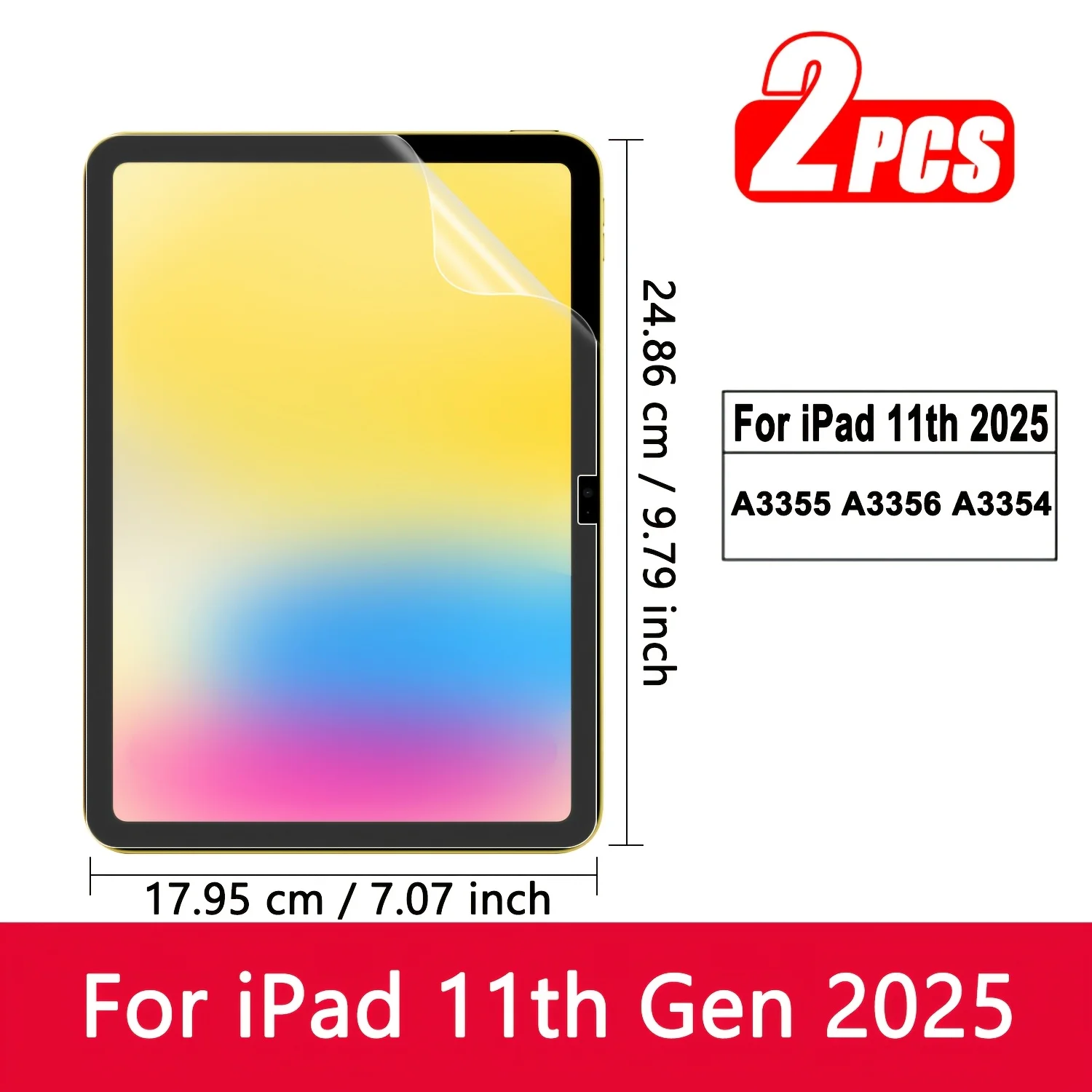 2Pcs Like Film Paper For iPad Air 10th 11th Air 8 7 6 11in Air 1 2 3 4 5 7 8 9th Pro 2018-2022 Soft Screen Protector
2Pcs Like Film Paper For iPad Air 10th 11th Air 8 7 6 11in Air 1 2 3 4 5 7 8 9th Pro 2018-2022 Soft Screen Protector