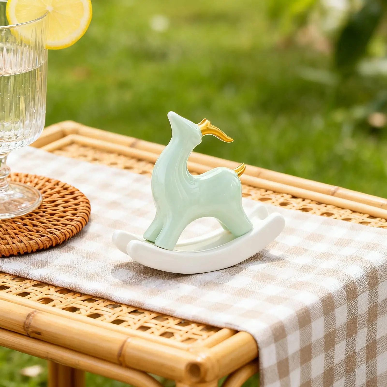 Deer Animal Statue Ceramic Figurine Rocking Deer-Shaped Statue Keepsake Tea Pet Christmas Ornaments For Collectors Teens Adults
Deer Animal Statue Ceramic Figurine Rocking Deer-Shaped Statue Keepsake Tea Pet Christmas Ornaments For Collectors Teens Adults