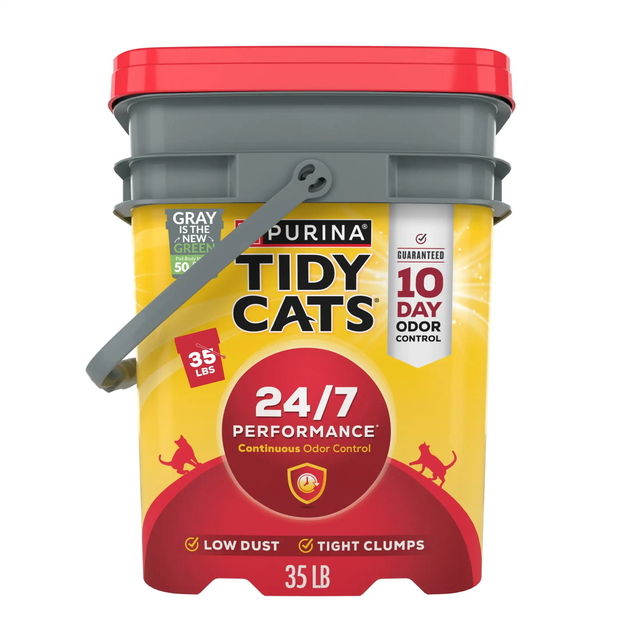 Purina 24/7 Performance Clumping Cat Litter Clean Linen Scent 35 lb Pail
Purina 24/7 Performance Clumping Cat Litter Clean Linen Scent 35 lb Pail