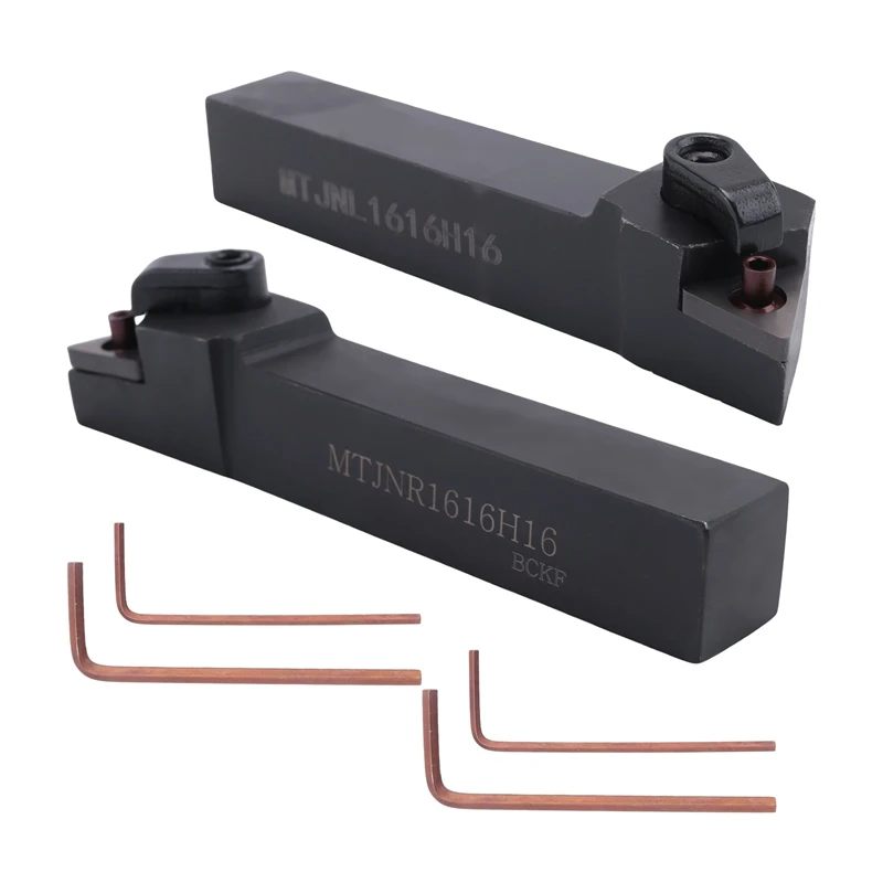 2Pcs Mtjnl1616h16 Mtjnr1616h16 Lathe Turning Tool Holder 16X100mm For Tnmg Insert Kit 4 Wrench+2 Boring Bar Set
2Pcs Mtjnl1616h16 Mtjnr1616h16 Lathe Turning Tool Holder 16X100mm For Tnmg Insert Kit 4 Wrench+2 Boring Bar Set