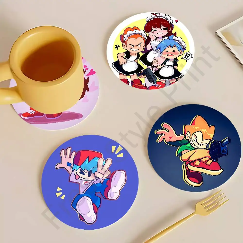 F-Friday Night F-Funkin wooden anti-slip coasters suitable for home office and theme party decoration
F-Friday Night F-Funkin wooden anti-slip coasters suitable for home office and theme party decoration