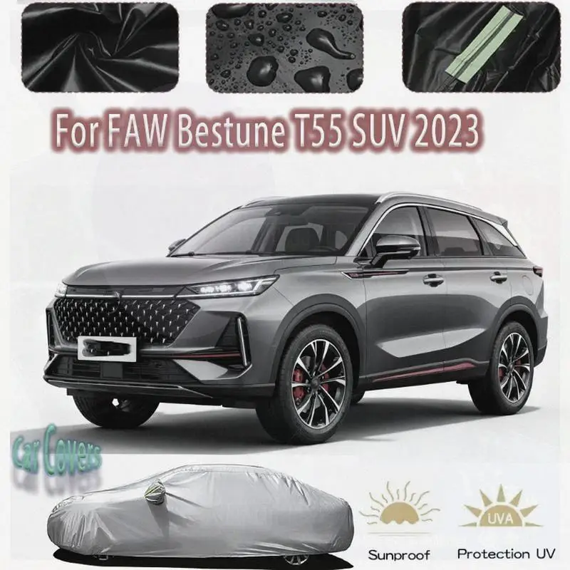 Для всего для FAW Bestune T55 SUV 2023, водонепроницаемые пылезащитные наружные защитные солнцезащитные чехлы для автомобиля
Для всего для FAW Bestune T55 SUV 2023, водонепроницаемые пылезащитные наружные защитные солнцезащитные чехлы для автомобиля